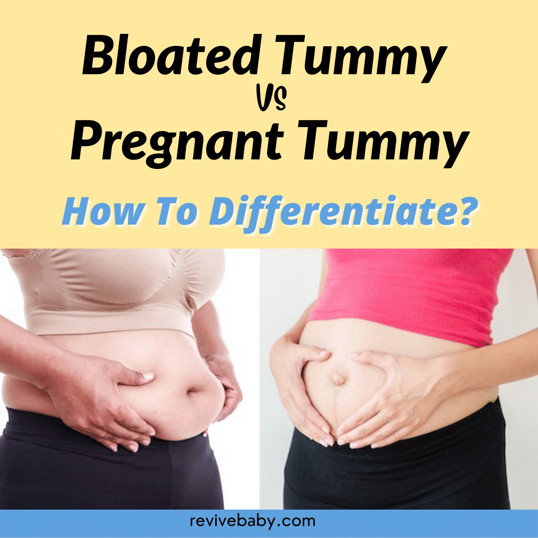 Bloated Tummy Vs Pregnant Tummy 
