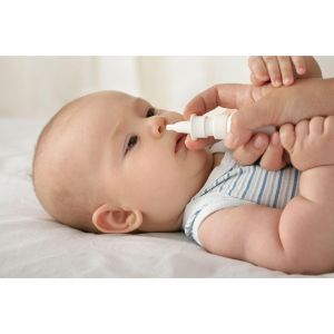 How often can nasal drops be used in babies