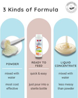 Steps To Prepare Ready-To-Feed Formula For Baby