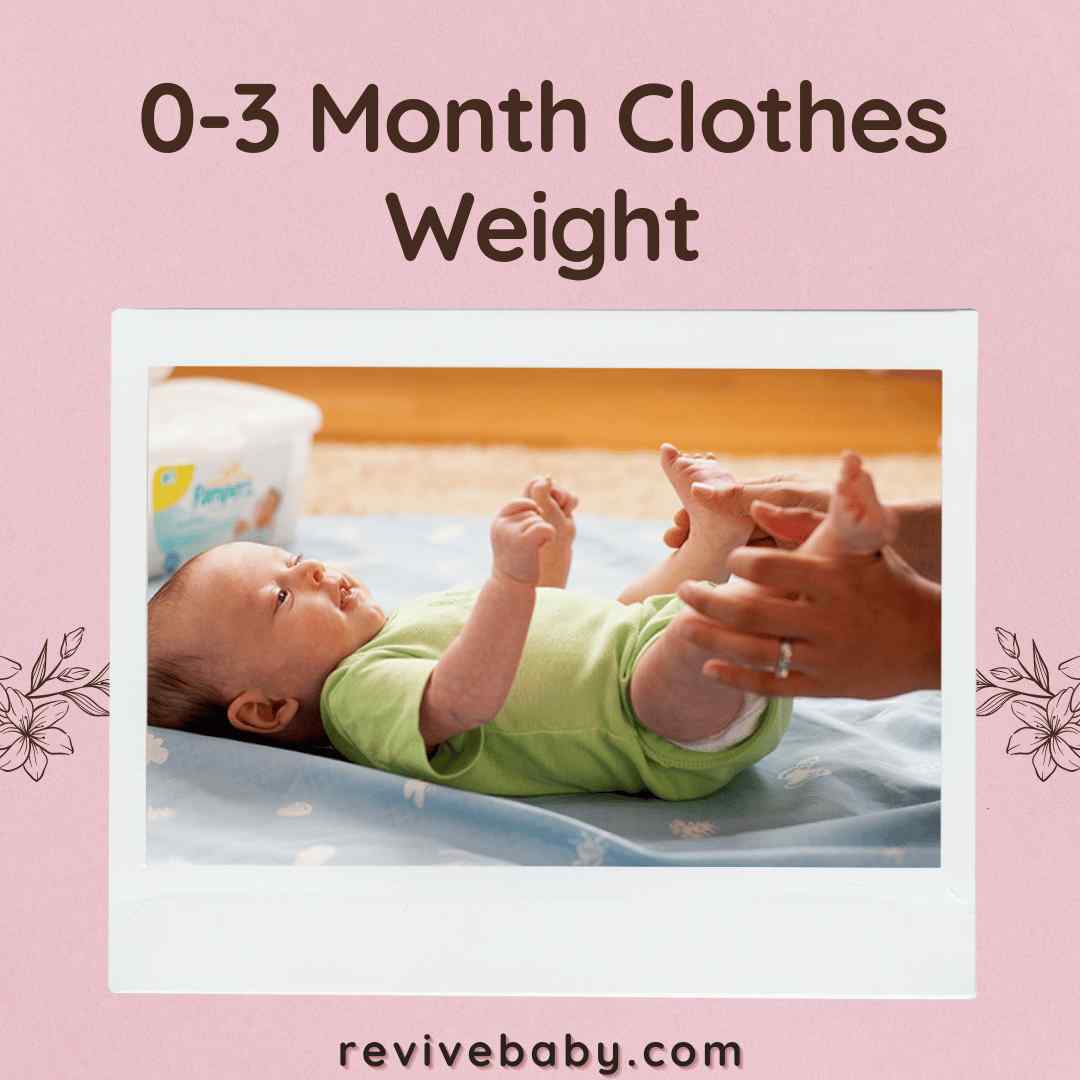 0-3 Month Clothes Weight 